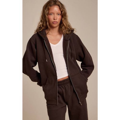 Sweat À Casynthétiqueche Zippé Intégral | Taille XL - PrettyLittleThing - Modalova