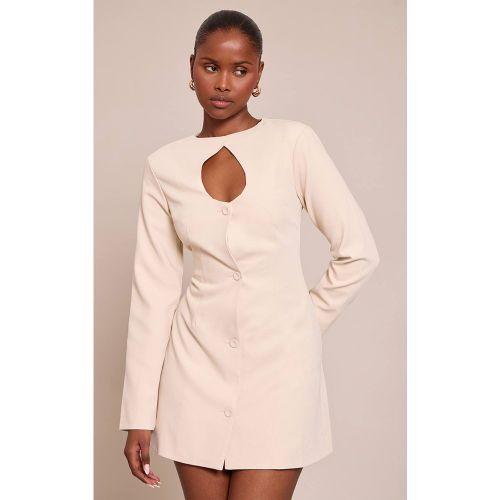 Stone Robe Courte Tissée À Manches Longues | Taille 32 - PrettyLittleThing - Modalova