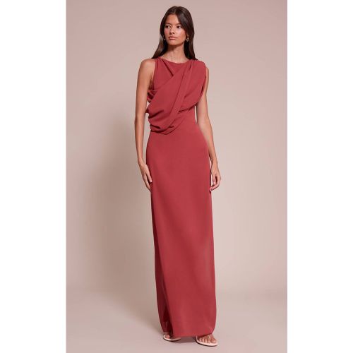 Blush Robe Longue Cache-cœur En Mousseline De Soie | Taille 32 - PrettyLittleThing - Modalova
