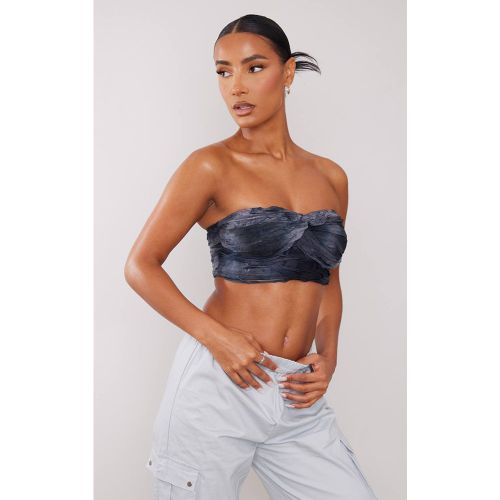 Haut Court Texturé À Torsade Devant | Taille 44 - PrettyLittleThing - Modalova
