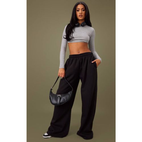 Black Joggers Taille Haute À Jambes Extra Larges | Taille Small - PrettyLittleThing - Modalova