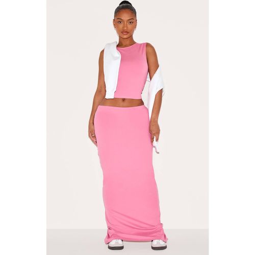 Bright Pink Jupe Maxi Sculptante Taille Basse Shape | Taille XS - PrettyLittleThing - Modalova