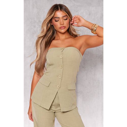 Sage Ensemble Coordonné Haut Tissé Ajusté Premium | Taille 42 - PrettyLittleThing - Modalova