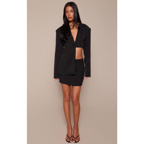 Black Mini-jupe Trapèze Ajustée Tall Coordonnée | Taille 42 - PrettyLittleThing - Modalova