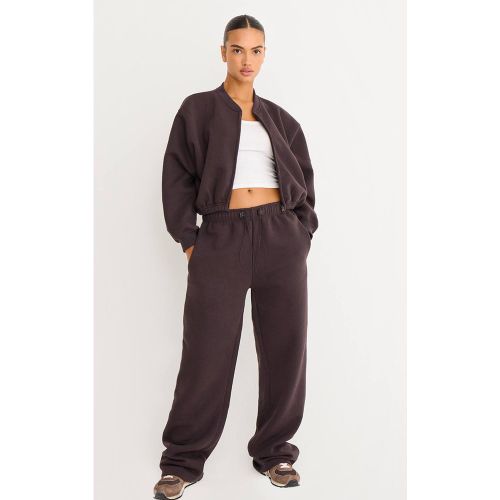 Dark Chocolate Joggers Oversize À Ourlets À Cordon De Serrage | Taille XS - PrettyLittleThing - Modalova