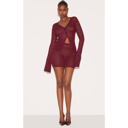 Plum Mini-jupe En Crochet | Taille XS - PrettyLittleThing - Modalova
