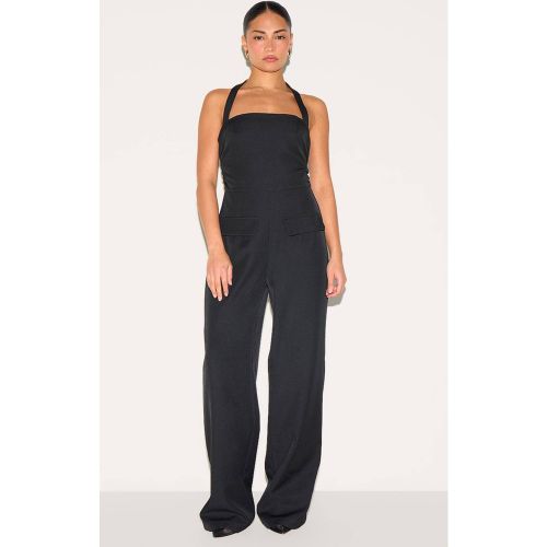 Black Combinaison Pantalon Large Ajustée Petite | Taille 32 - PrettyLittleThing - Modalova