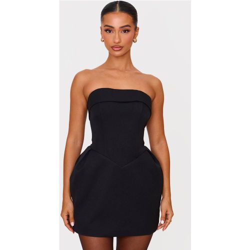 Black Robe Mini Bustier Tissée Petite | Taille 42 - PrettyLittleThing - Modalova