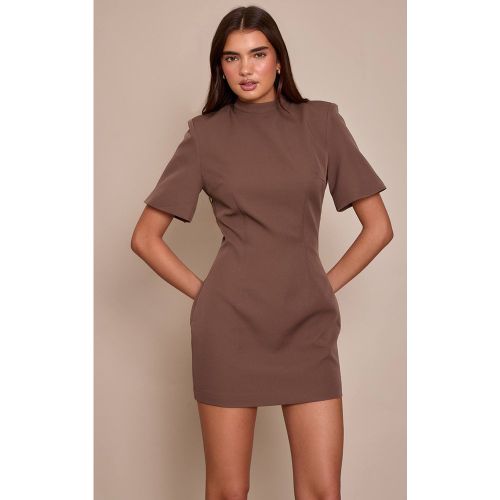 Robe Mini Cintrée Dos Nu En Tissu Tissé | Taille 42 - PrettyLittleThing - Modalova