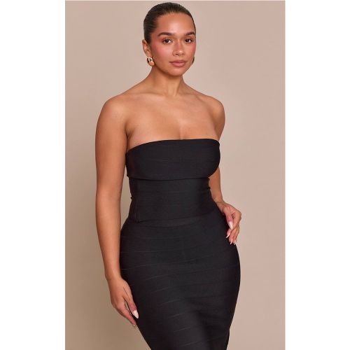 Black Top Bandeau Bandage Shape | Taille 42 - PrettyLittleThing - Modalova