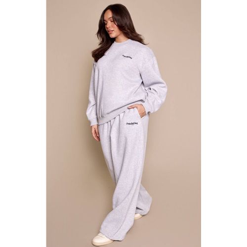 Grey Jogging Molleton Plus Basic | Taille 2XL - PrettyLittleThing - Modalova
