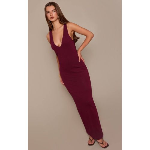 Plum Robe Maxi En Maille Fine Avec Détail Croisé | Taille XS - PrettyLittleThing - Modalova