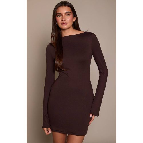 Robe Moulante À Manches Longues En Jersey Doux Au Toucher | Taille 32 - PrettyLittleThing - Modalova