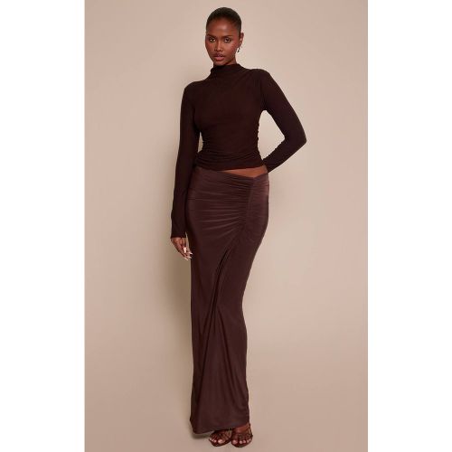 Jupe Longue Froncée À Détails | Taille 32 - PrettyLittleThing - Modalova