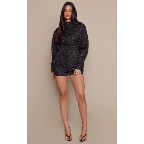 Black Short À Pois | Taille 42 - PrettyLittleThing - Modalova
