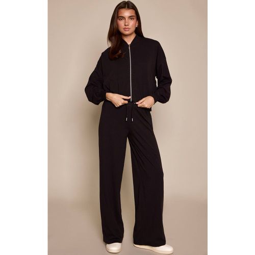 Black Pantalon Droit Décontracté | Taille 32 - PrettyLittleThing - Modalova