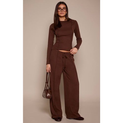 Pantalon Large À Détails De Coutures | Taille 42 - PrettyLittleThing - Modalova