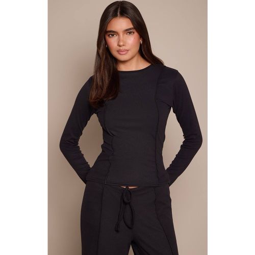 Haut À Manches Longues Avec Détails De Coutures Et Taille Cintrée | Taille 42 - PrettyLittleThing - Modalova