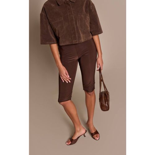 Mules À Talon Moyen En Synthétiquecuir Effet Croco | Taille 36 - PrettyLittleThing - Modalova