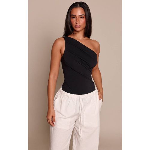 Black Body Asymétrique En Coton Doux Petite | Taille 42 - PrettyLittleThing - Modalova