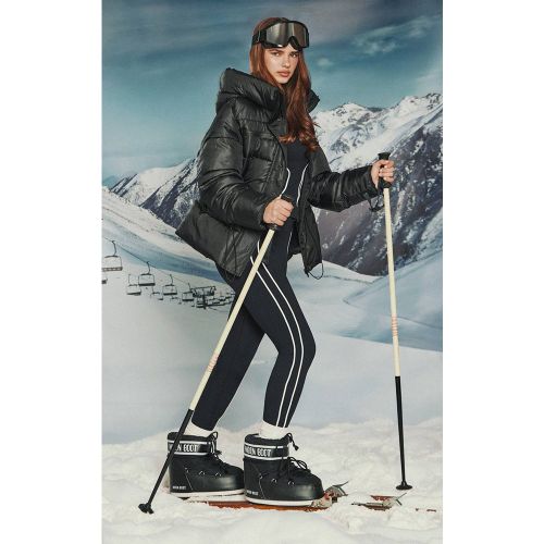 Black Legging À Panneaux Sans Couture PLT Ski | Taille XS - PrettyLittleThing - Modalova