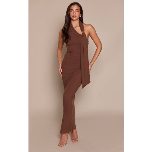 Robe Maxi Ajustée À Détail De Bordure Toucher Doux | Taille 42 - PrettyLittleThing - Modalova