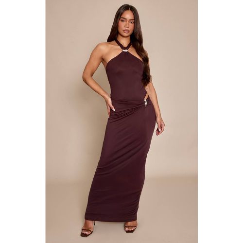 Jupe Longue Sculptante Mate Avec Détail De Bordure | Taille 42 - PrettyLittleThing - Modalova