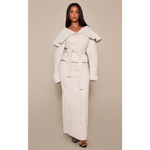 Stone Jupe Longue Ajustée Petite Avec Détails De Coutures | Taille 34 - PrettyLittleThing - Modalova