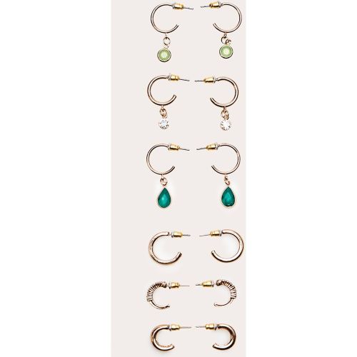 Gold Boucles D'oreilles Multi-pack Assorties À Bijoux - PrettyLittleThing - Modalova