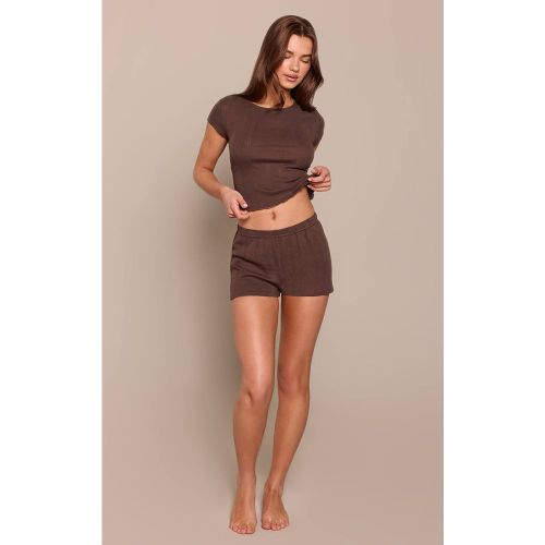 Short De Pyjama Pointelle | Taille XS - PrettyLittleThing - Modalova
