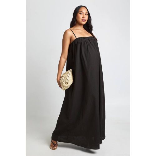 Robe Maxi De Maternité Volumineuse Avec Poches | Taille 46 - boohoo - Modalova