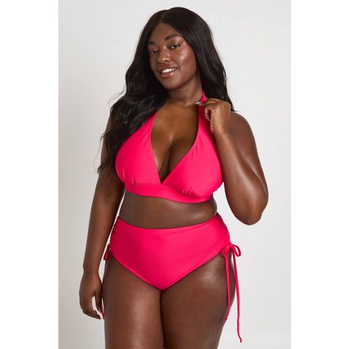 Haut De Bikini Grande Taille Décolleté Plongeant Dos Nu | Taille 52 - boohoo - Modalova