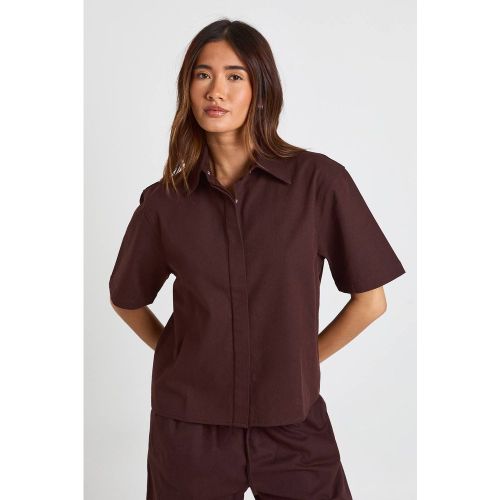 Chemise Chambray Boutonnée | Taille 42 - boohoo - Modalova