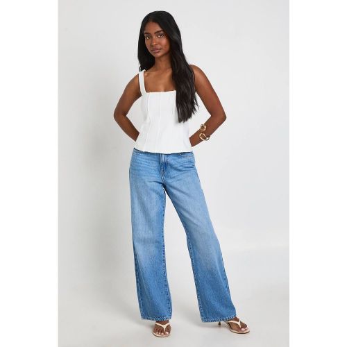 Top Corset Bandage À Encolure Carrée | Taille 40 - boohoo - Modalova