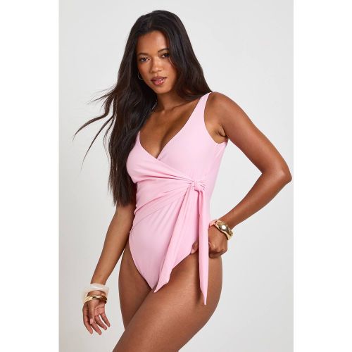 Maillot De Bain Gainant À Détail Cache-cœur | Taille 36 - boohoo - Modalova
