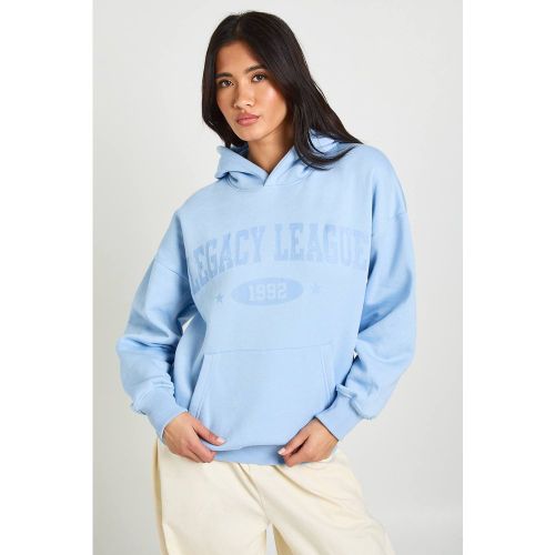 Sweat À Casynthétiqueche Oversize Imprimé Graphique Effet Vieilli | Taille Medium - boohoo - Modalova