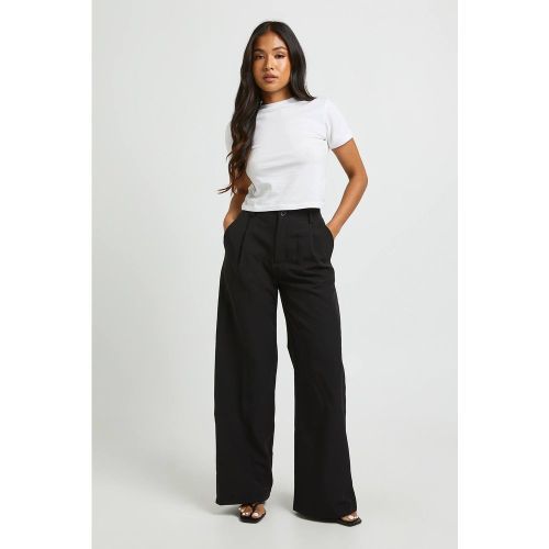 Pantalon Large Tailleur Petite | Taille 44 - boohoo - Modalova