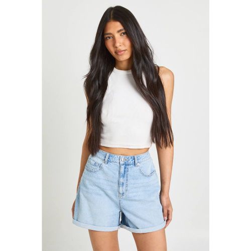 Tall Denim Mom Short | Taille 40 - boohoo - Modalova