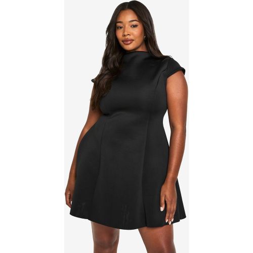 Robe mini skater structurée plus | Taille 48 - boohoo - Modalova