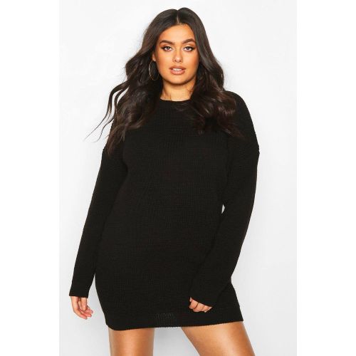 Plus Robe Pull à Col Rond | Taille 48 - boohoo - Modalova