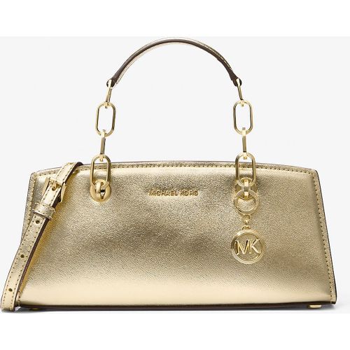 MK Petit sac à bandoulière Cynthia en cuir métallisé - Michael Kors - MICHAEL Michael Kors - Modalova