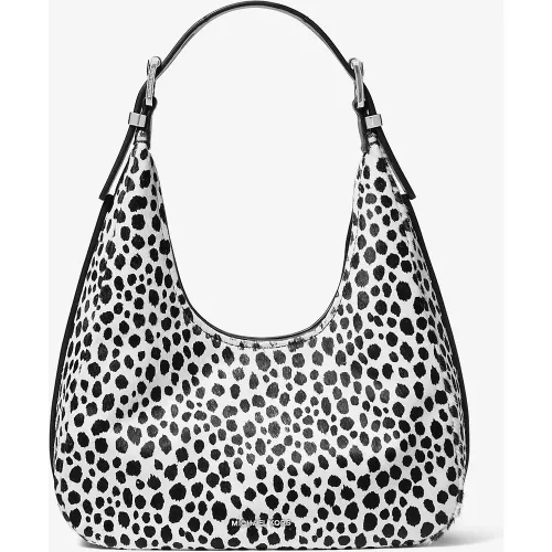 MK Petit sac porté épaule bohème Nolita en poil de vachette à imprimé guépard - Michael Kors - MICHAEL Michael Kors - Modalova