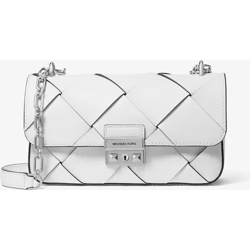 MK Petit sac porté épaule Tribeca en cuir tressé - Michael Kors - MICHAEL Michael Kors - Modalova