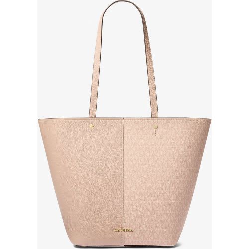 MK Grand cabas Flora en cuir à logo Signature - Michael Kors - MICHAEL Michael Kors - Modalova