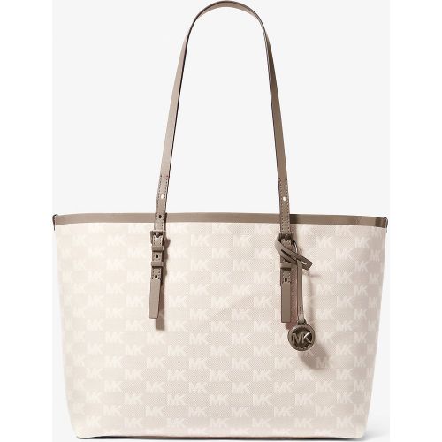MK Grand cabas Quinn en jacquard avec logo avec pochette - Michael Kors - MICHAEL Michael Kors - Modalova