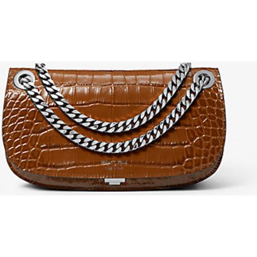 MK Mini sac enveloppe Christie en cuir effet crocodile en relief - Michael Kors - MICHAEL KORS COLLECTION - Modalova