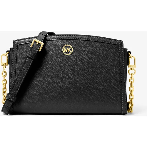 MK Grand sac à bandoulière Chantal en cuir grainé - Michael Kors - MICHAEL Michael Kors - Modalova