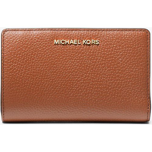 MK Portefeuille de taille moyenne en cuir grainé - Michael Kors - MICHAEL Michael Kors - Modalova