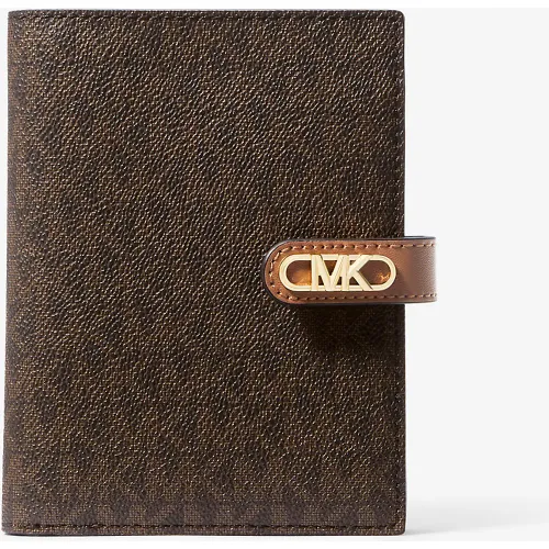 MK Porte-passeport Empire de taille moyenne avec logo emblématique - Michael Kors - MICHAEL Michael Kors - Modalova