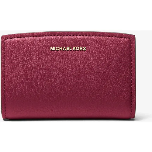 MK Portefeuille Bryant de taille moyenne en cuir grainé - Michael Kors - MICHAEL Michael Kors - Modalova